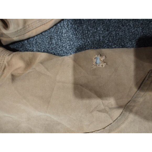 Carhartt C03 Arctic Traditional Coat Mens XL Tan Distressed Thrashed Work Jacket - Picture 2 of 9
